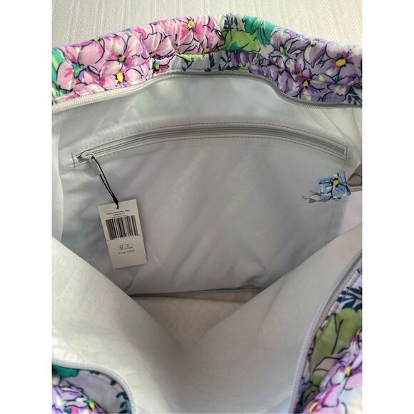 VERA BRADLEY HOBO SHOULDER BAG - HAPPY HYDRANGEAS - Picture 6 of 8